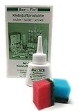 Ber-Fix® Stoffkleber Textilkleber waschmaschinenfest transparent kochfest bis 95° - Textilkleber für Stoffe 40g