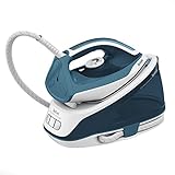 Tefal SV6115 Express Essential Dampfbügelstation | 5,2 bar | Dampfstoß: 280 g/Min. | Dauerdampfmenge: 120 g/Min. | Calc Clear-Technologie | Xpress Glide Bügelsohle | Blau/Weiß