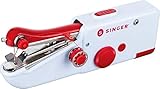 Singer Handnähmaschine Nähmaschine, weiß/rot