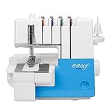Merrylock Easy Cover 3040 Coverlock-Maschine -- Einfädelhilfe -- 4 Sticharten -- Differentialtransport | Coverstich-Maschine, Covermaschine für Saumabschlüsse & Coverstitch | Nähmaschine zum Nähen von Cover Lock als Ergänzung zur Overlock-Maschine