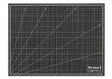 Vantage Schneidematte A2 (45 x 60 cm, selbstheilend, beidseitig nutzbar, mit Raster) schwarz